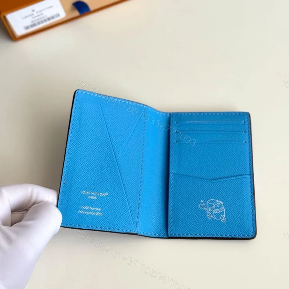 View 7 of Louis Vuitton Pocket Organizer Blue 11Cm M28004