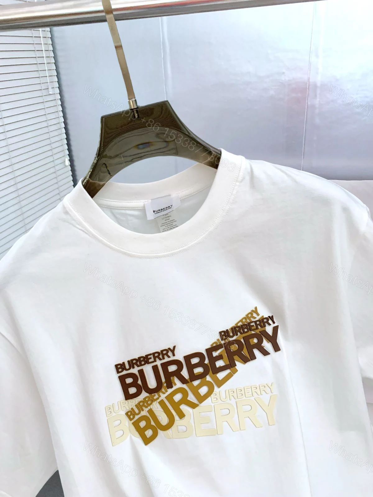 View 10 of FIRST COPY BURBERRY DESIGNER ROUND NECKS SUMMER T-SHIRT