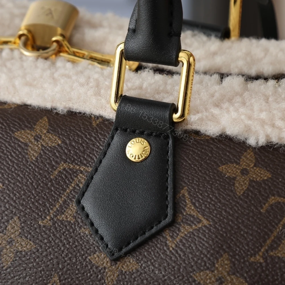 View 9 of Louis Vuitton Speedy Soft 30 Teddy Monogram Brown 30Cm M26326