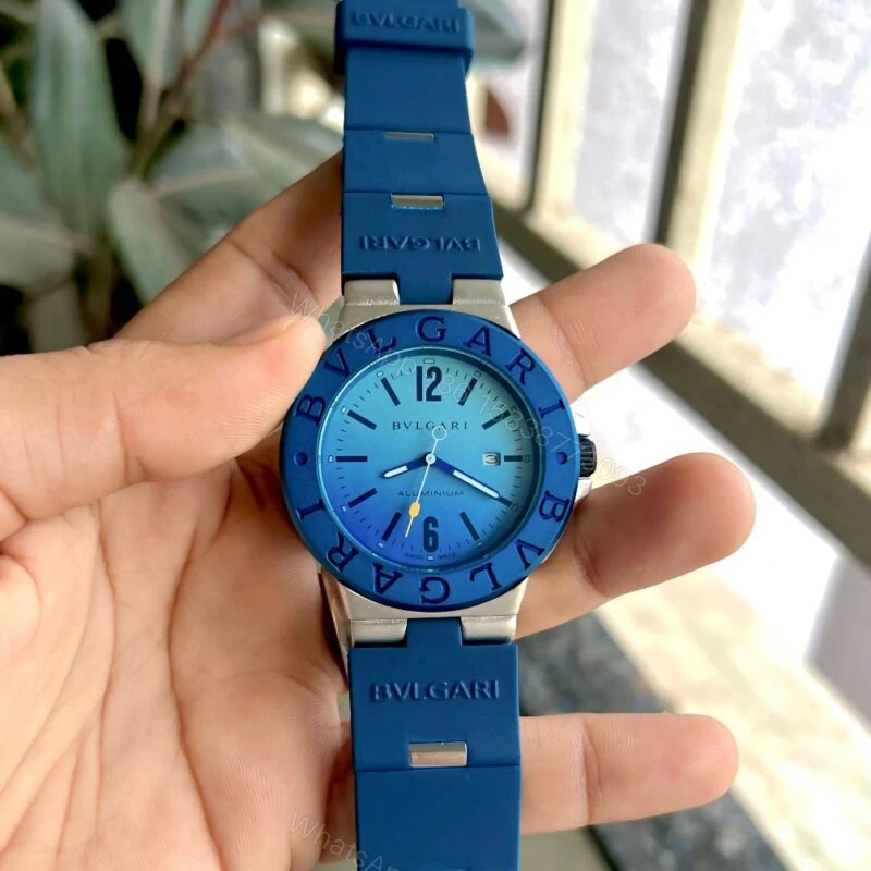 Bvlgari Aluminium Special Edition Blue Quartz 40mm — view 1