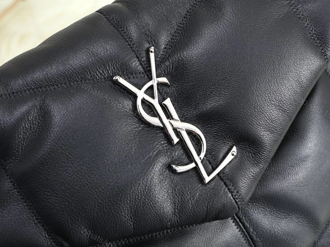 View 6 of YSL SAINT LAURENT PUFFER MEDIUM CHAIN BAG IN QUILTED