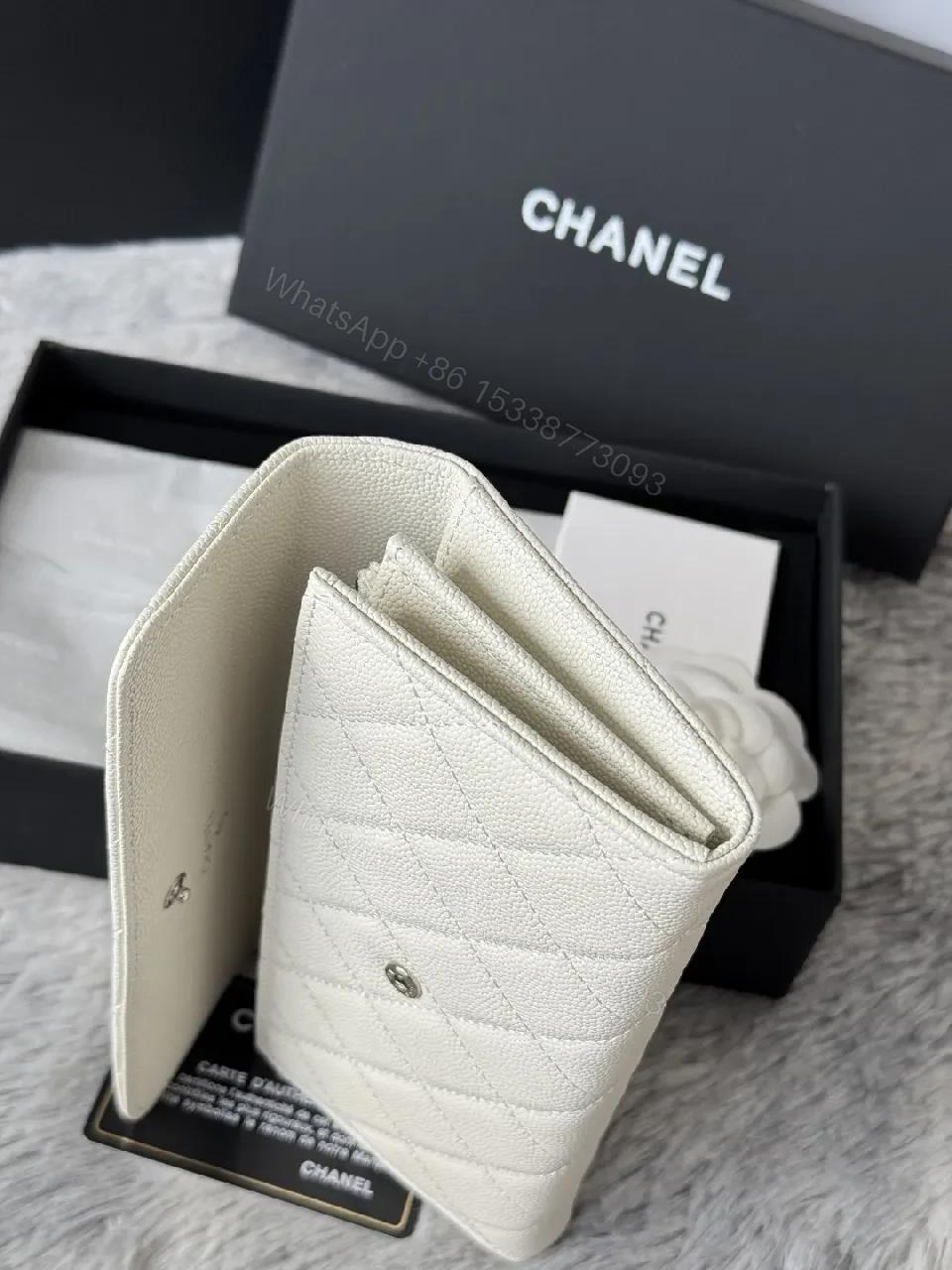 View 11 of Quilted Luxury Wallet: Subtle CC Hardware, Timeless Style
