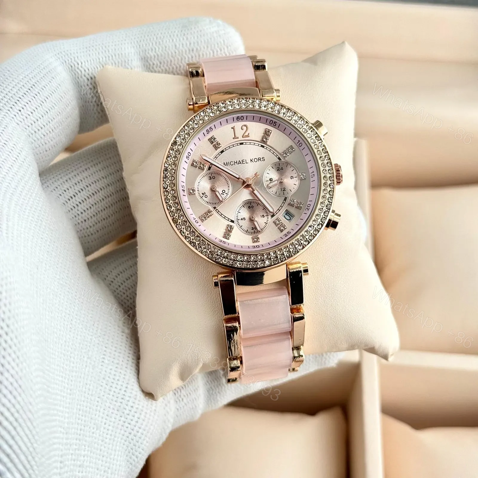 View 3 of ( MK5896 ) Rose Gold Tone Parker