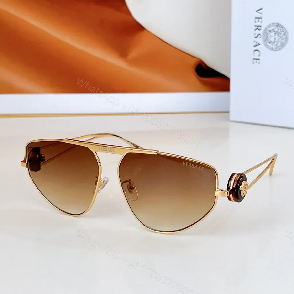 View 9 of Aviator Sunglasses: Premium Metal Frame, Gradient Lenses, All-Day Comfort