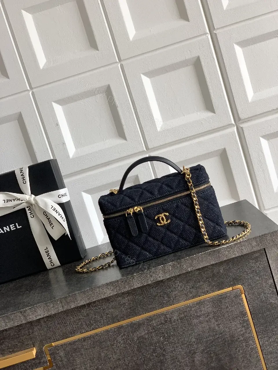 View 7 of Quilted Mini Bag with Chain Strap – Everyday Luxury