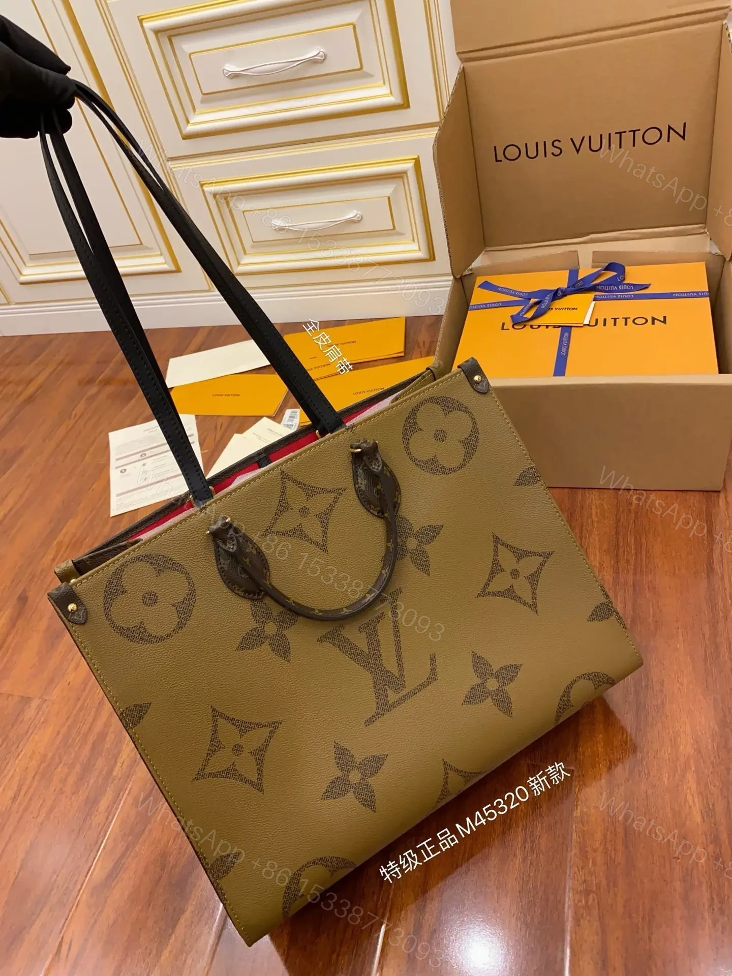 View 6 of Louis Vuitton OnTheGo GM Monogram Giant Reverse canvas