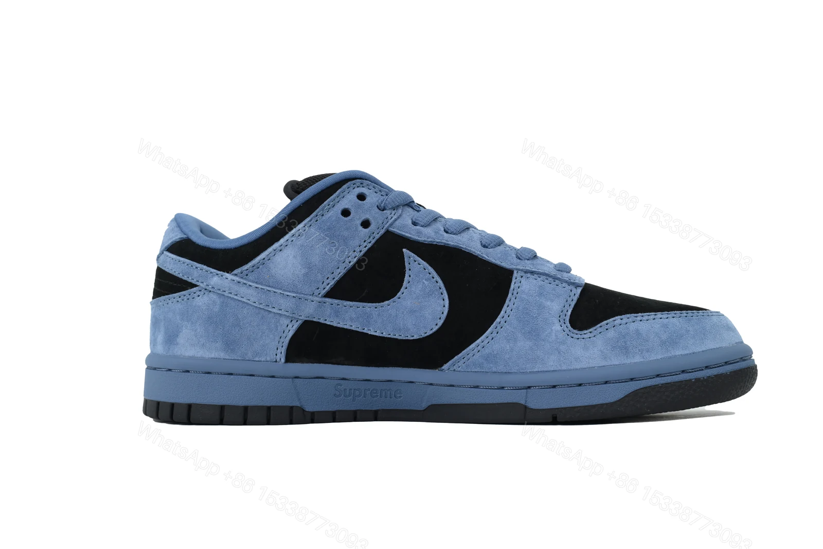 Nike Supreme x Dunk Low SB 'Ocean Fog' HQ8487-400 — view 2