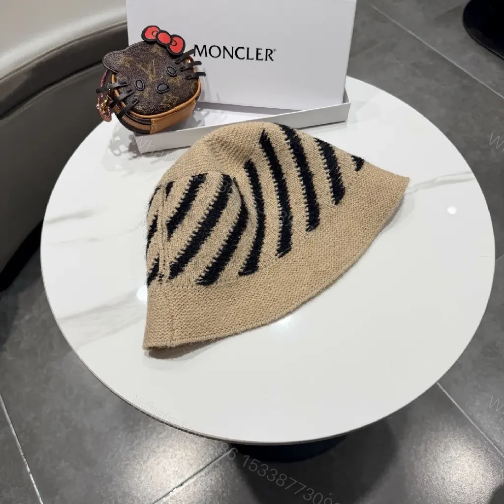 View 2 of Knit Scarf with Striped Texture - Luxe Warmth, Subtle Logo