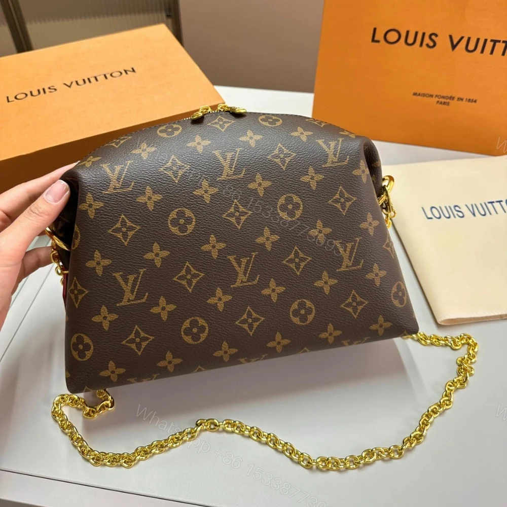View 3 of Louis Vuitton Cosmetic Pouch Gm Brown 27Cm M46458