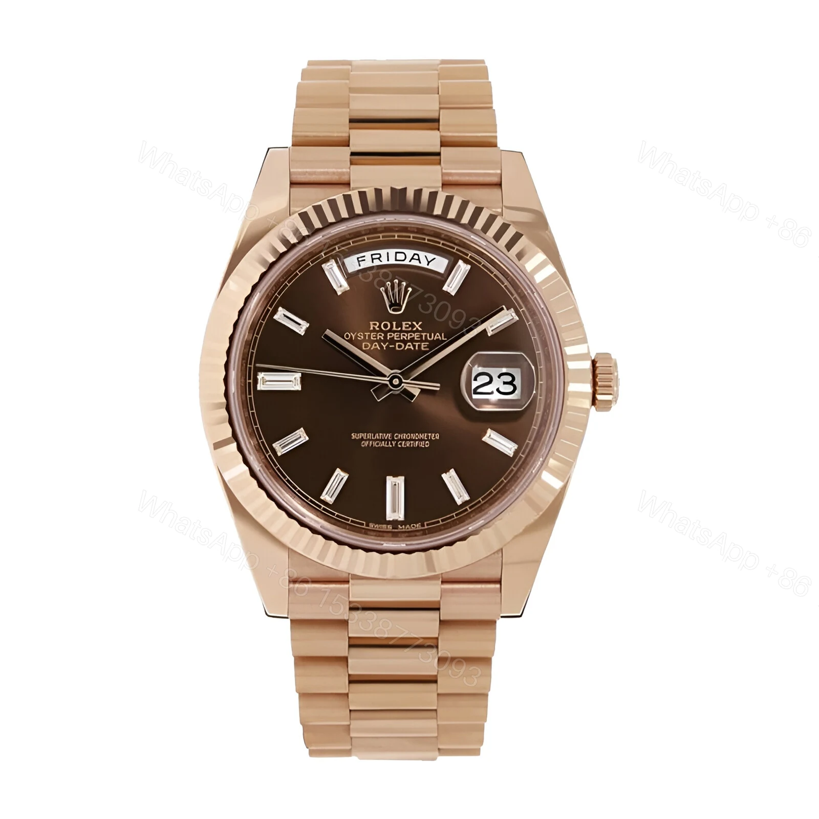 Rolex Day-Date 228235 Chocolate Replica — view 1