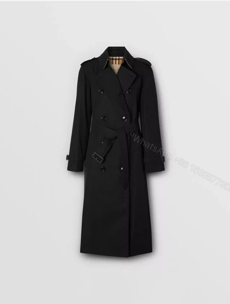 Burberry高仿大衣 巴宝莉a货大衣 Heritage系列滑铁卢长款Trench风衣 — view 1