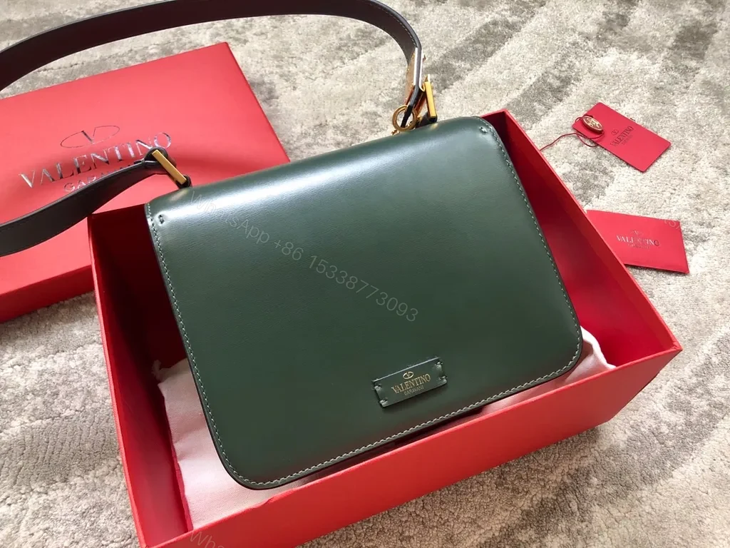 View 3 of Forest Green Valentino Garavani Shoulder Bag: Luxury Everyday Carry