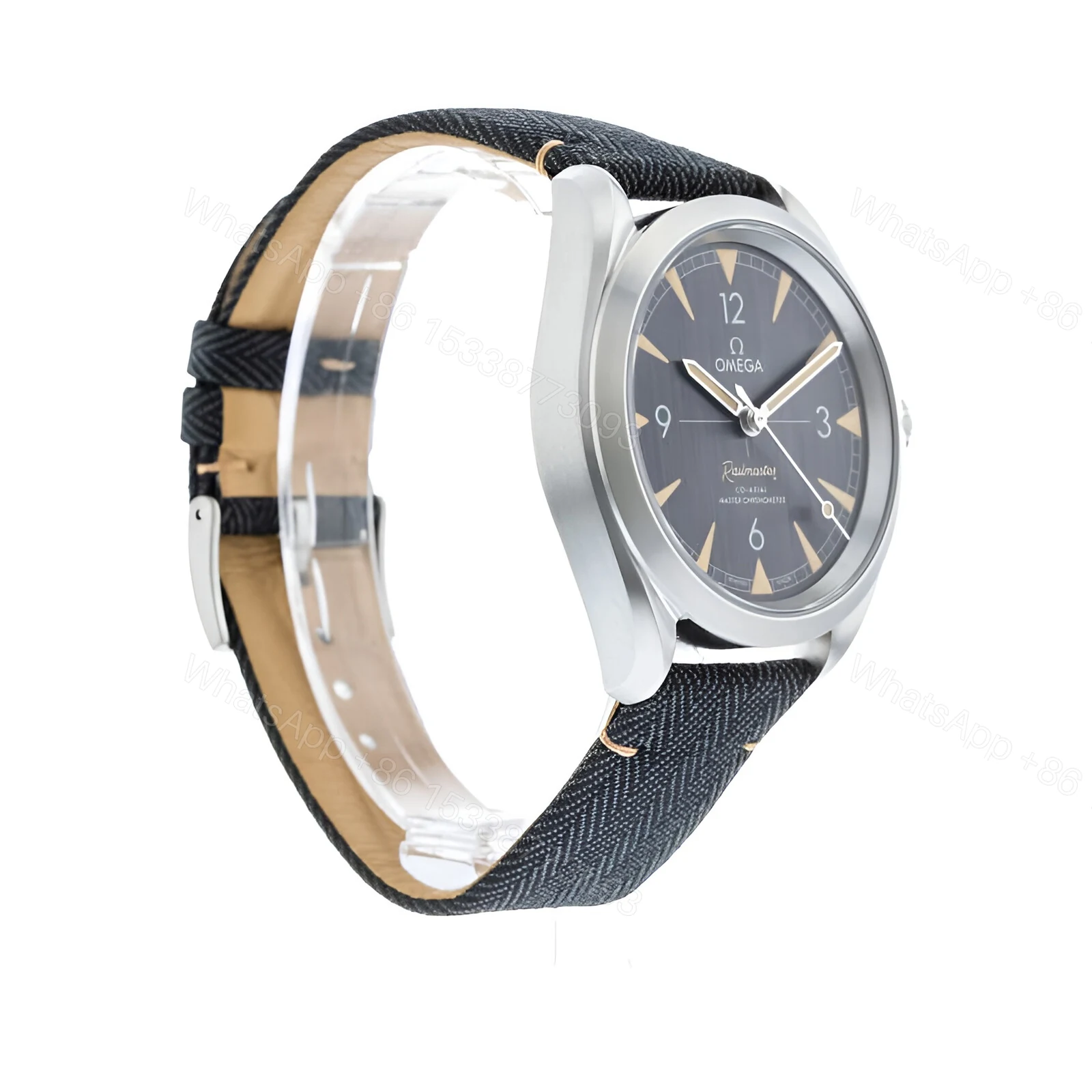 View 3 of Omega Railmaster Black Replica