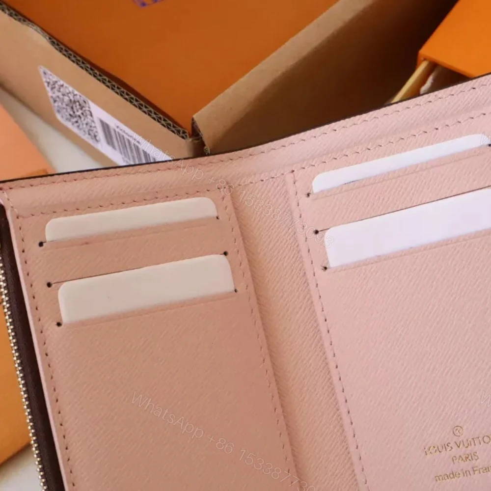 View 6 of Louis Vuitton Victorine Wallet Monogram Rose Pink 12Cm M62360