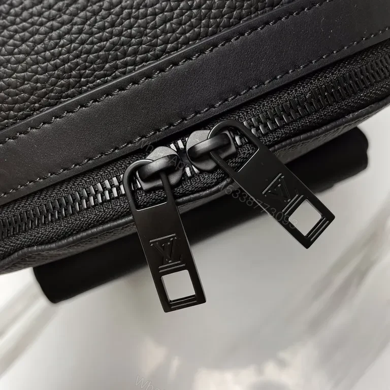 View 6 of Black Pebbled Leather Backpack â€” All-Day Readiness, Polished Confidence