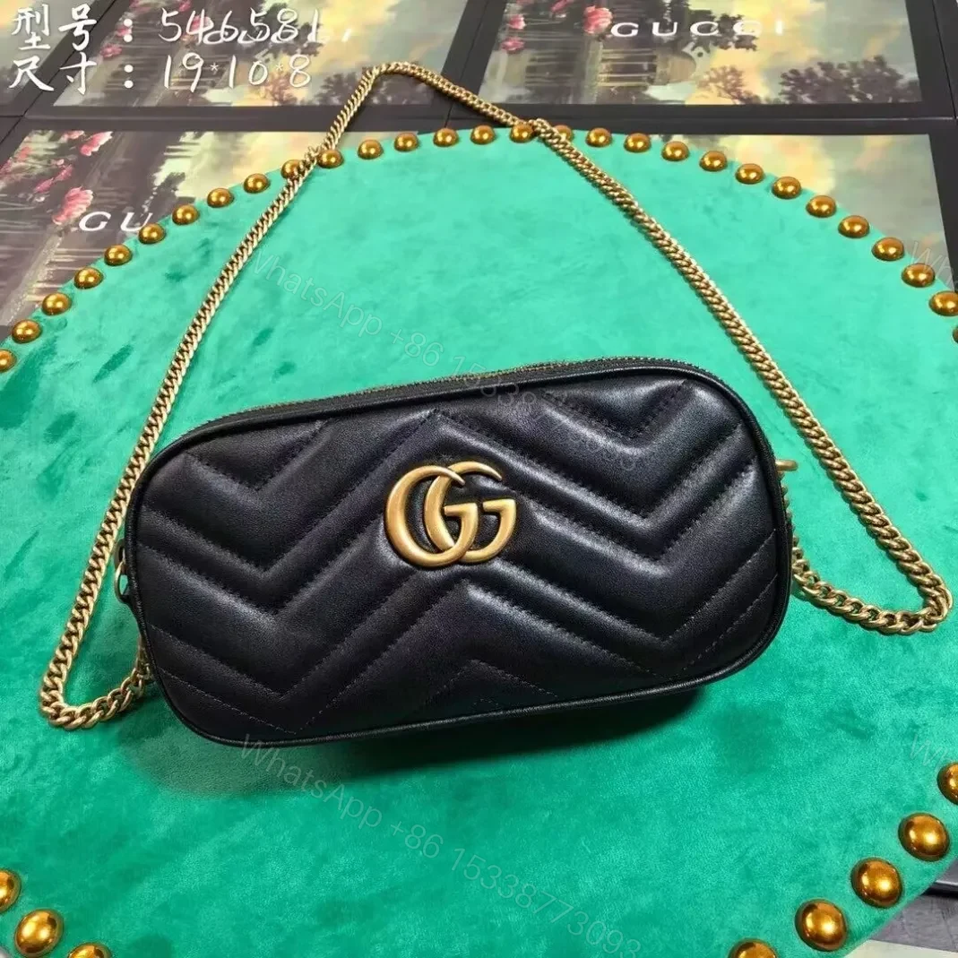 Gucci GG Marmont Chain Bag Triple Zip RJ44 – Cowhide Leather — view 1