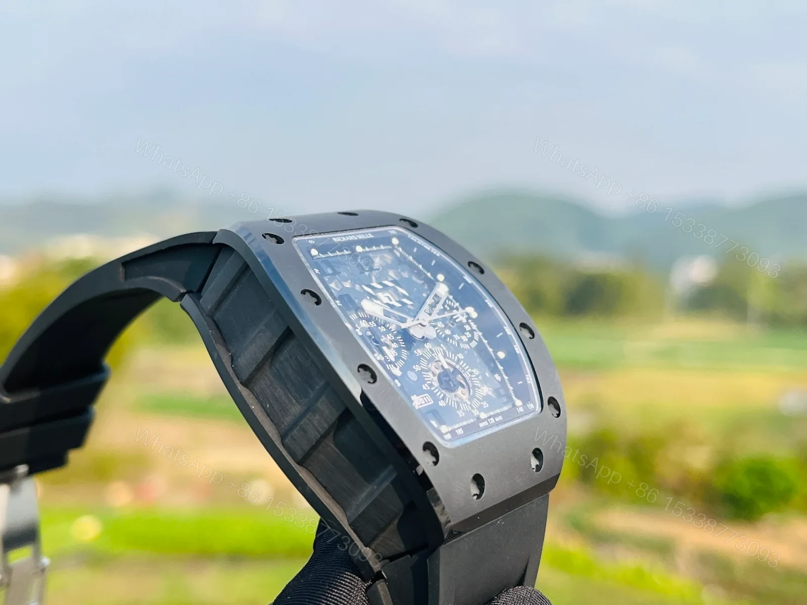View 5 of Richard Mille RM011-FM Stainless Steel Automatic Chronograph Watch RM011-FM-SS