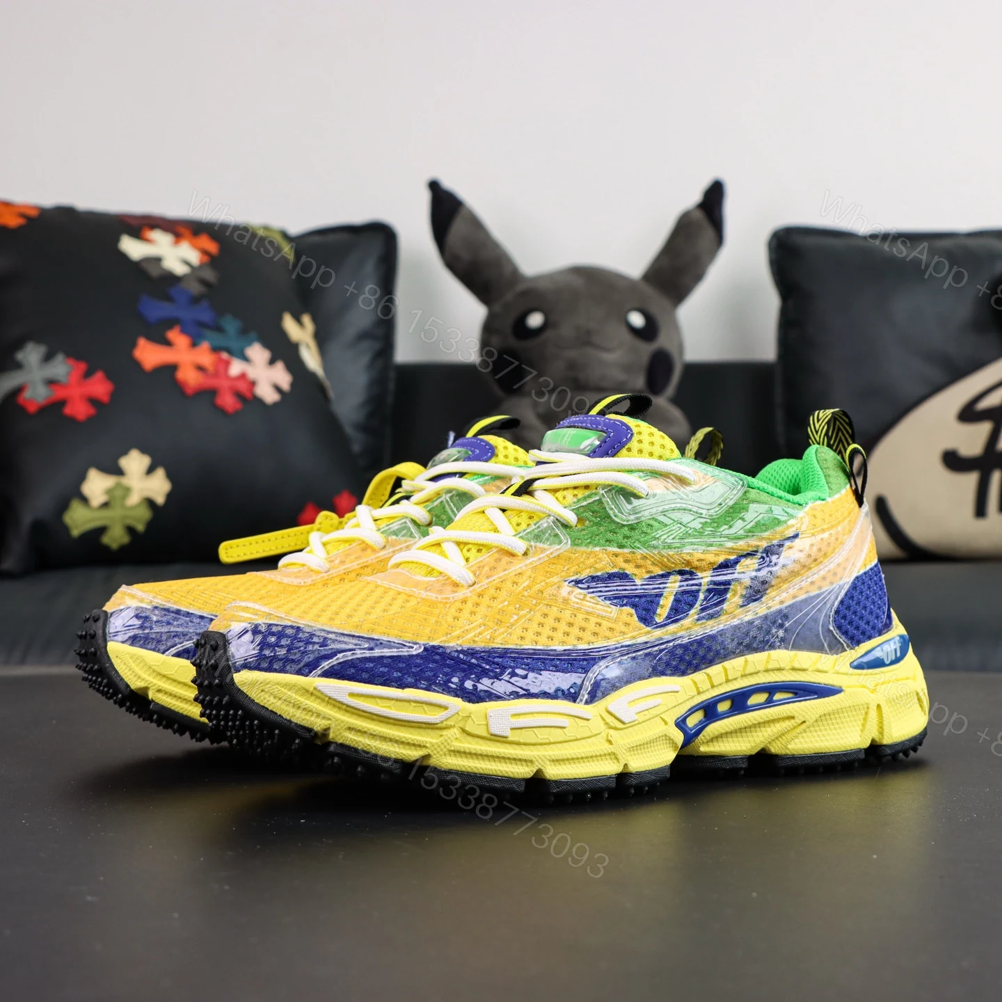 View 9 of Off White Be Right Back Multicolor Print Reps