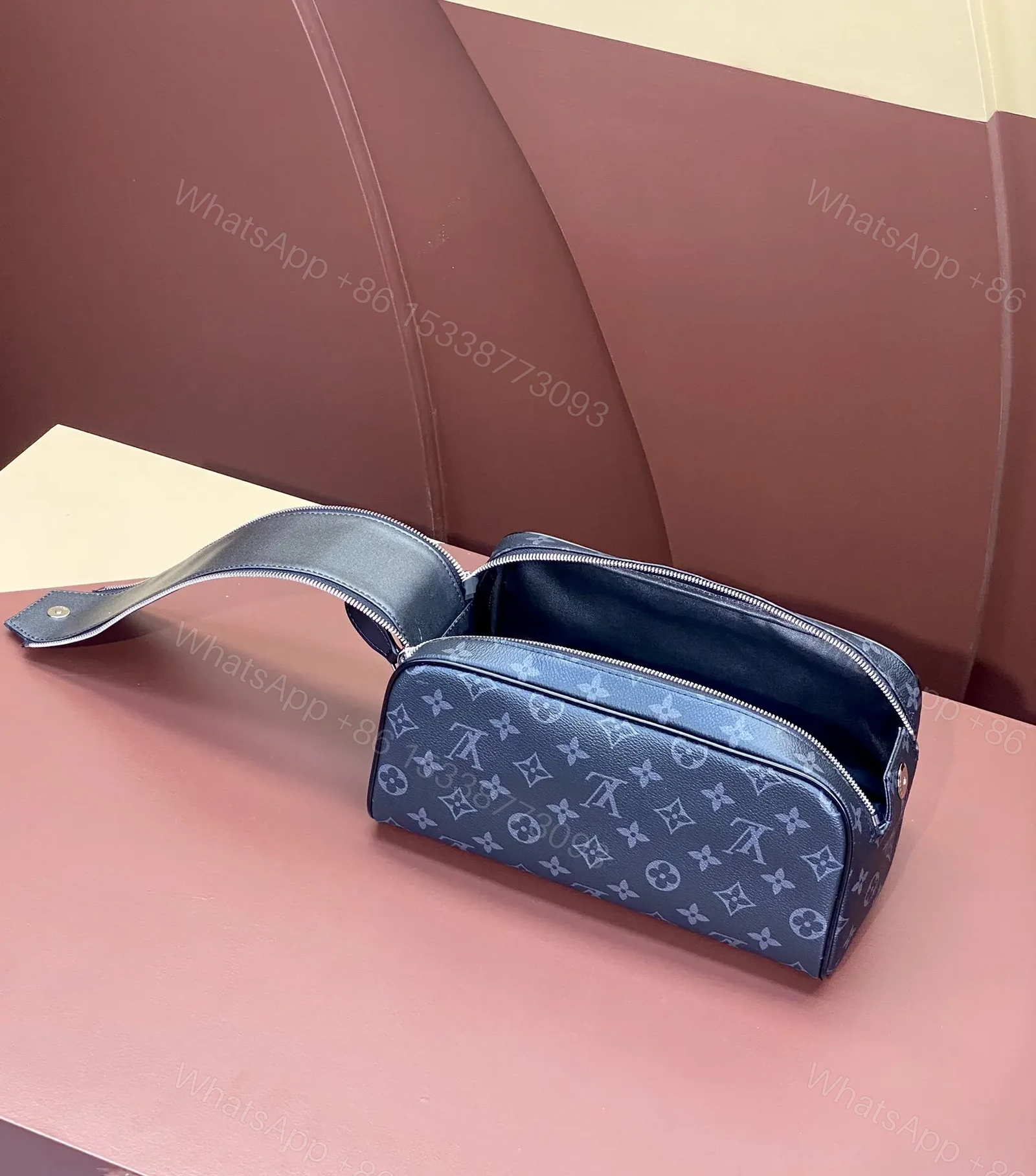 View 3 of Louis Vuitton Dopp Kit Toilet Pouch