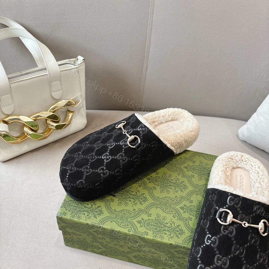 View 5 of GUCCI WOMEN’S HORSEBIT MULE GG SUEDE BLACK