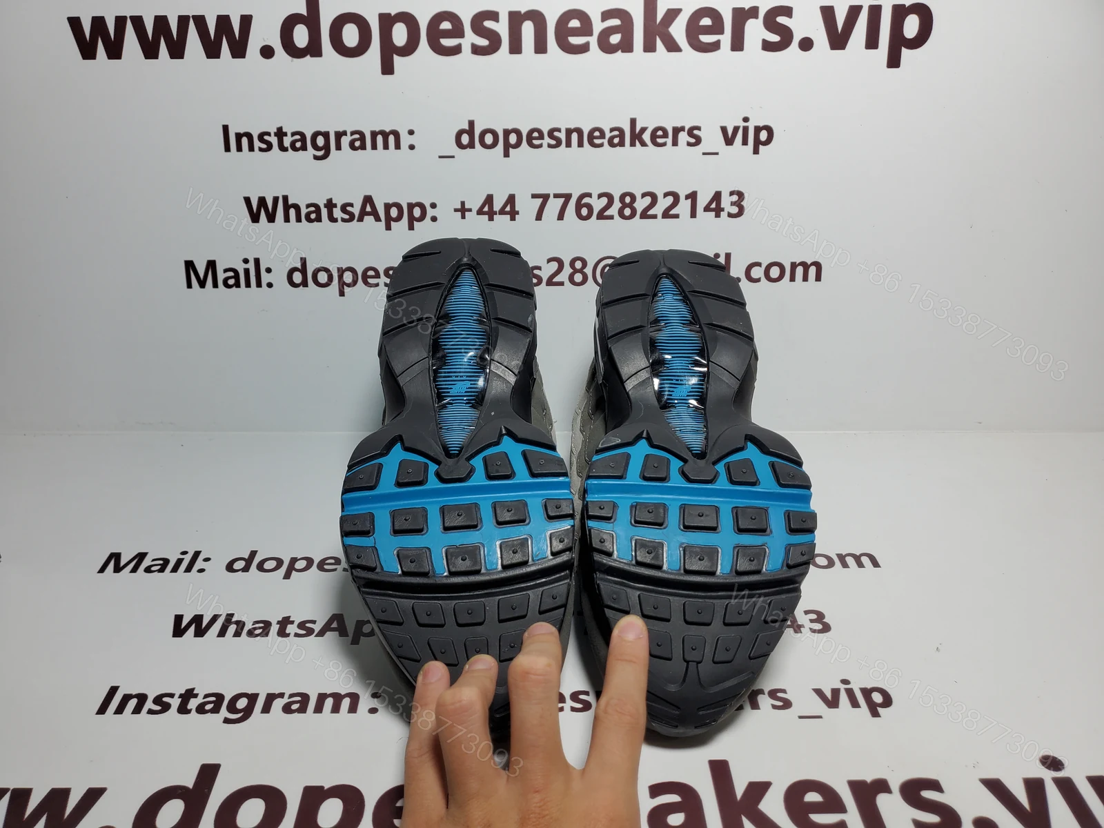 View 5 of Nike Air Max 95 Crystal Blue