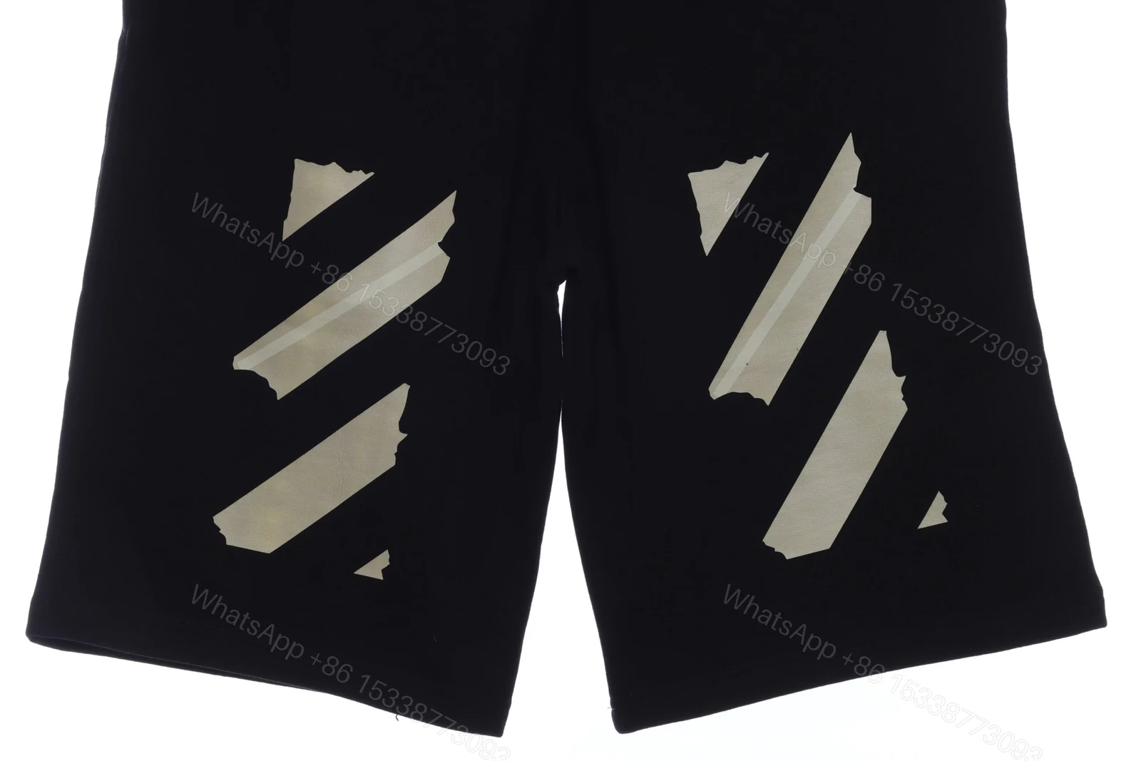 View 8 of Off-White Rubber Strip Printed Shorts