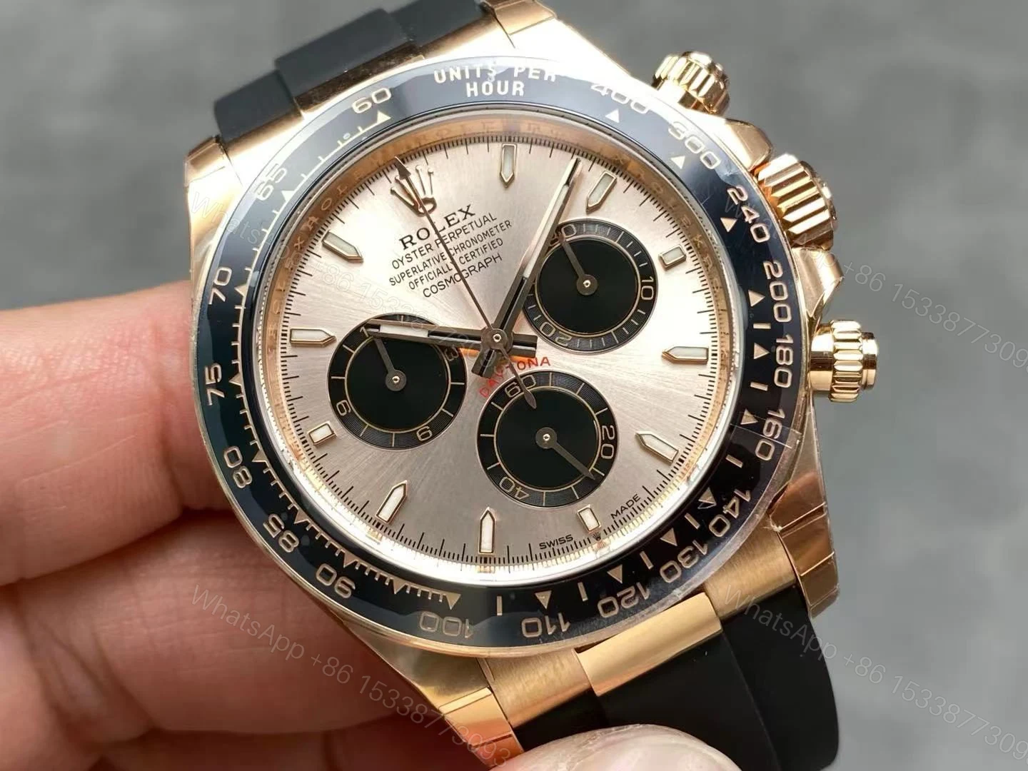 View 10 of Replica Rolex Cosmograph Daytona Everose gold 116515LN