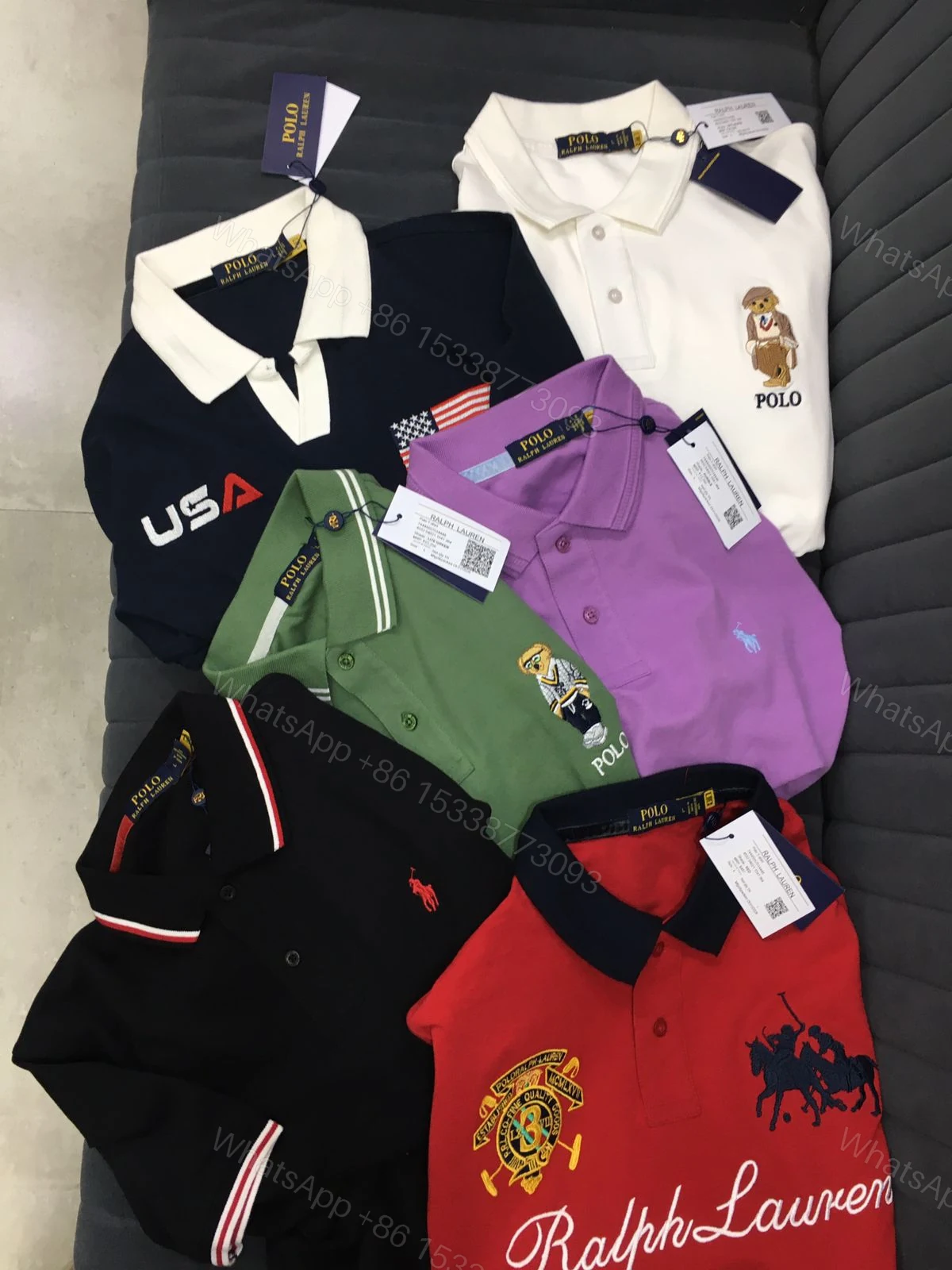 View 8 of FIRST COPY RALPH LAUREN IMPORTED SUMMER COLLAR POLO T-SHIRT