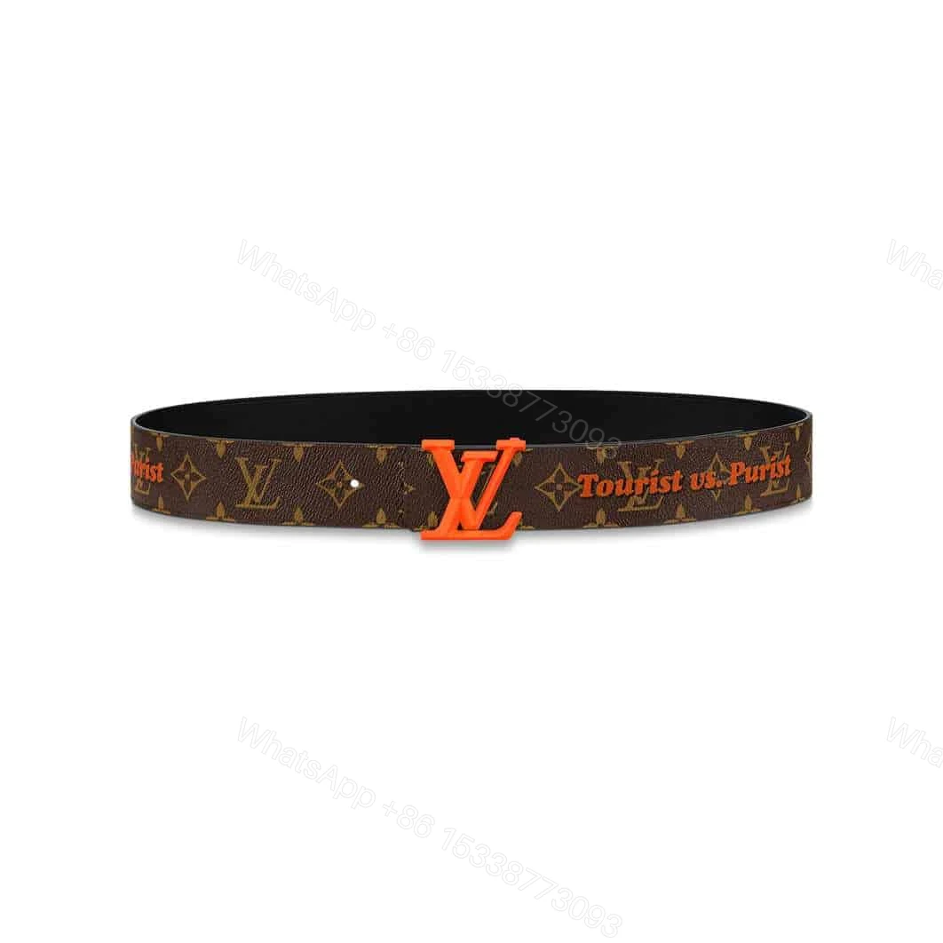 LOUIS VUITTON PYRAMIDE 40MM REVERSIBLE BELT MONOGRAM CANVAS RECTO SIDE – B76 — view 1
