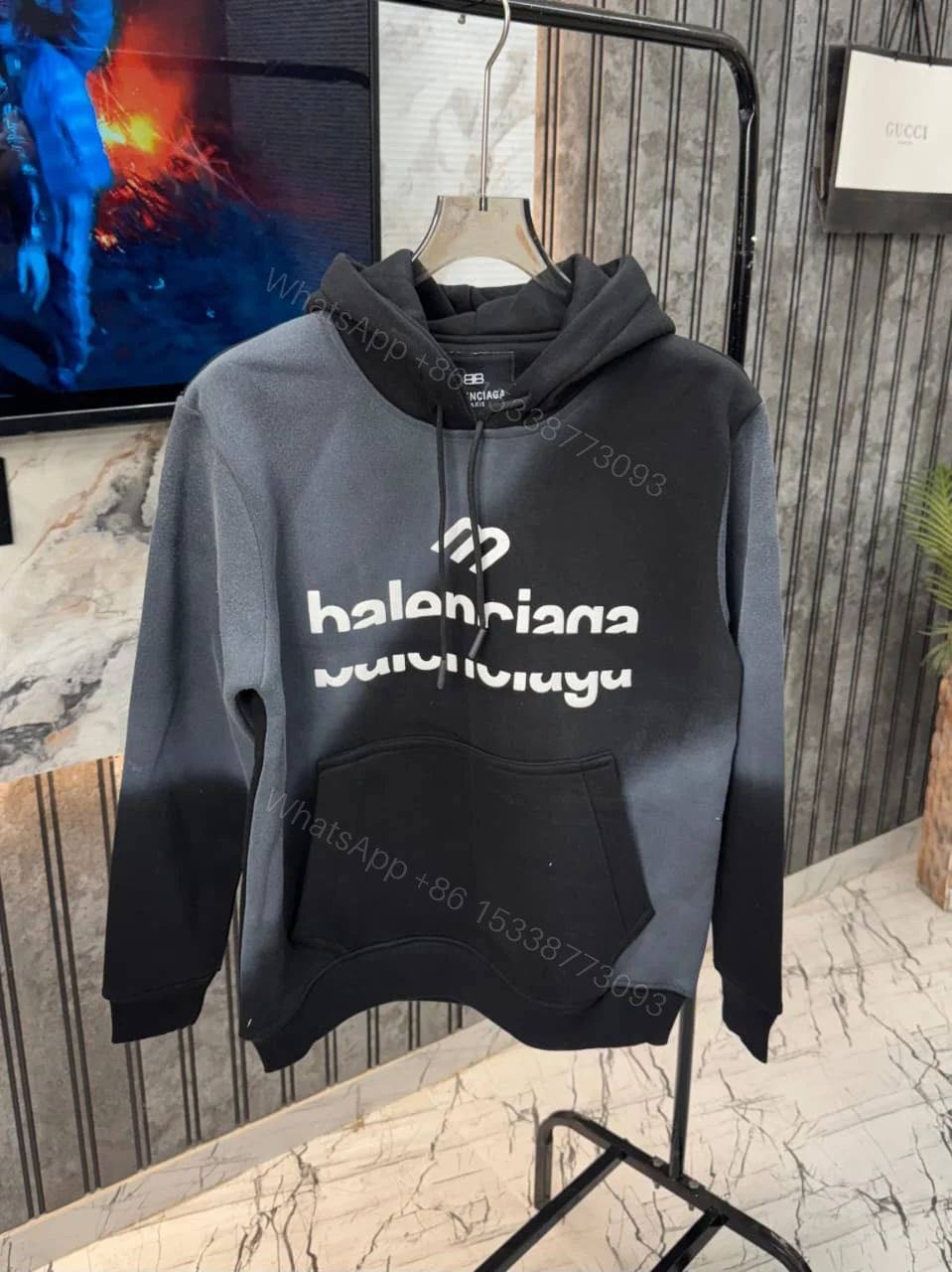 View 4 of First Copy Balenciaga Hoodie for Men