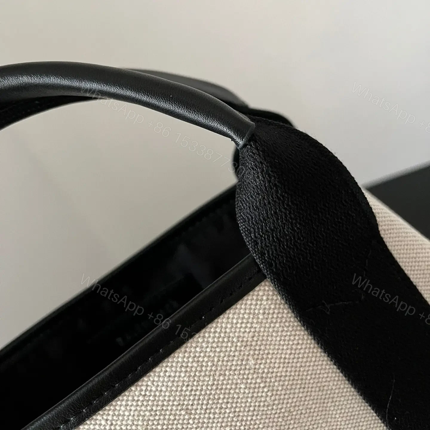 View 14 of 高仿BalenciagaNavyCabas帆布托特包35CM