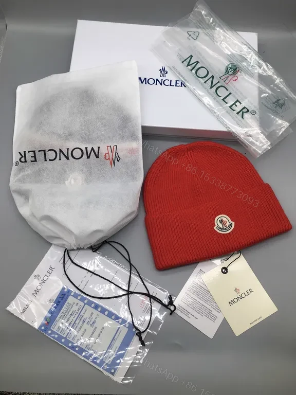 View 8 of Cozy Navy Knit Beanie â€” Allâ€‘Day Warmth, Moncler Luxury