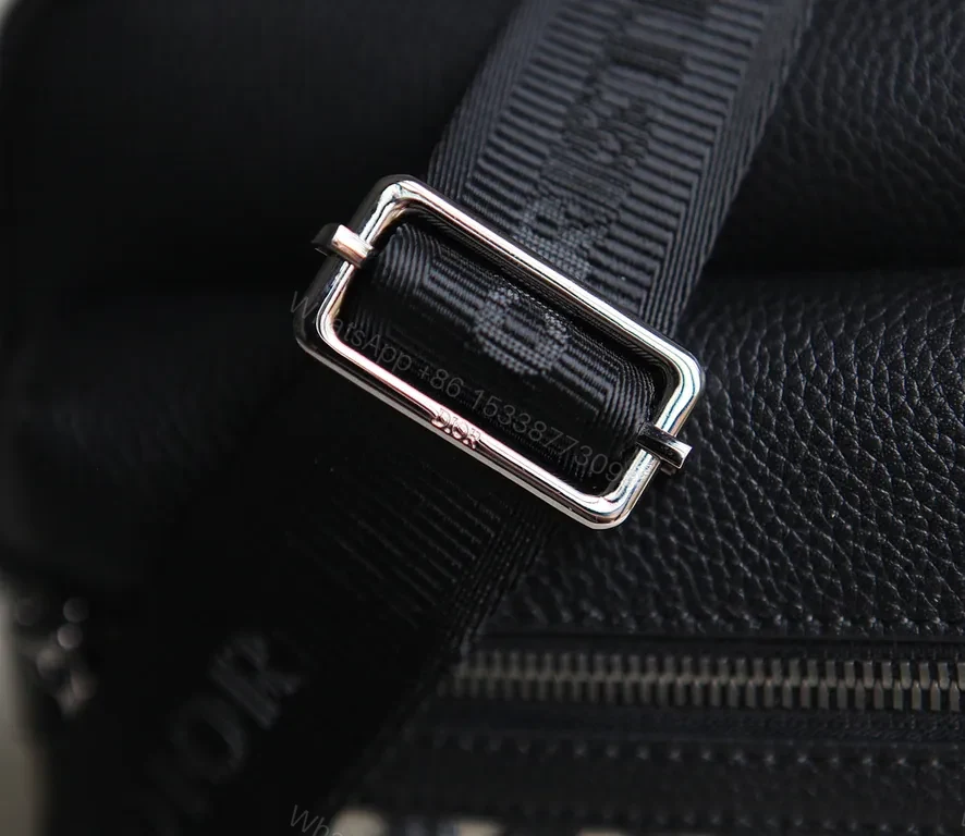 View 5 of Chic Compact Crossbody: Dior-Inspired Texture Luxury Bag