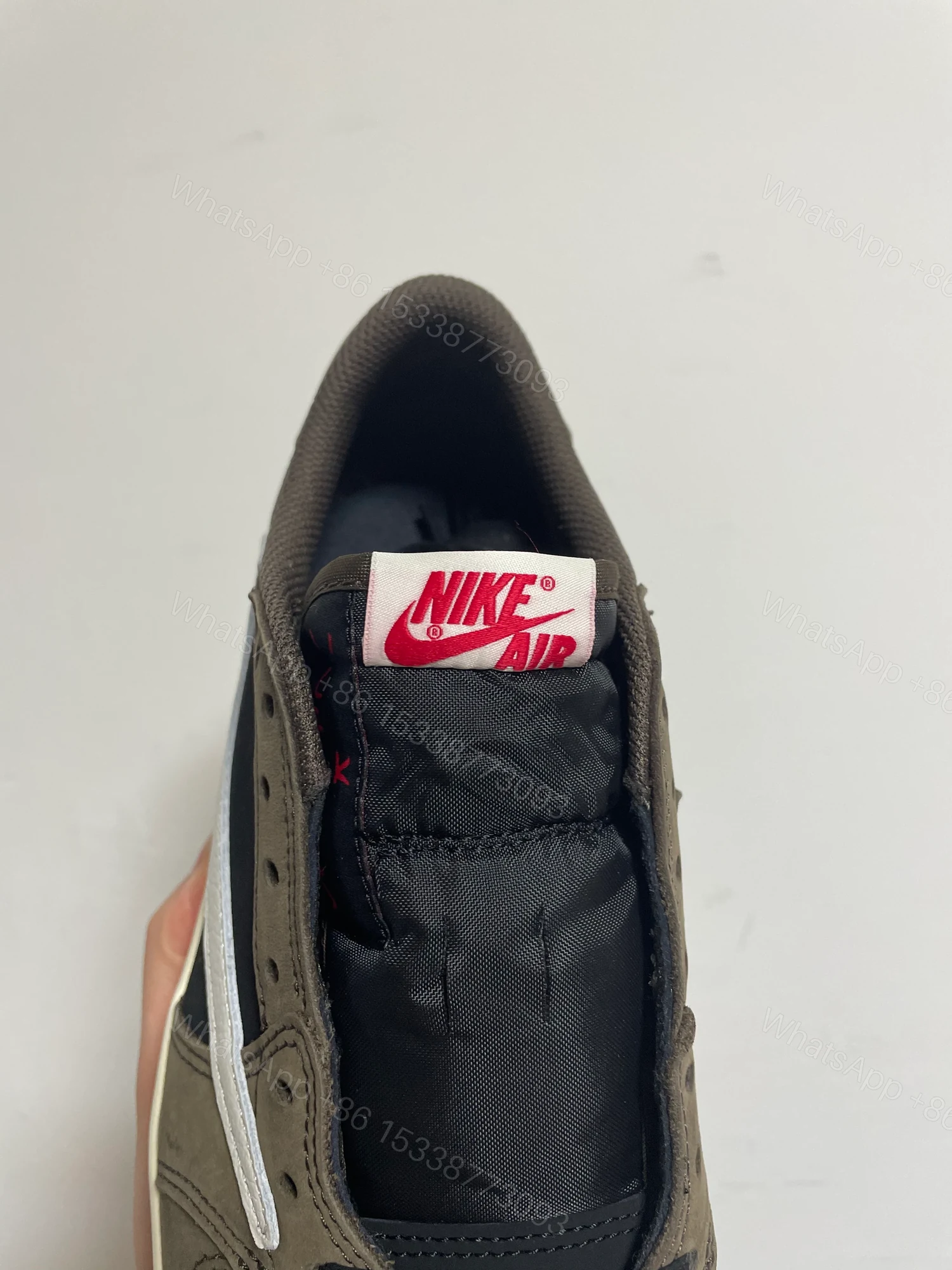 View 3 of Jordan 1 Retro Low OG SP Travis Scott Mocha