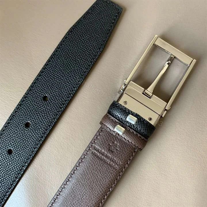 View 3 of BURBERRY GRAINY REVERSIBLE LEATHER BELT – B30