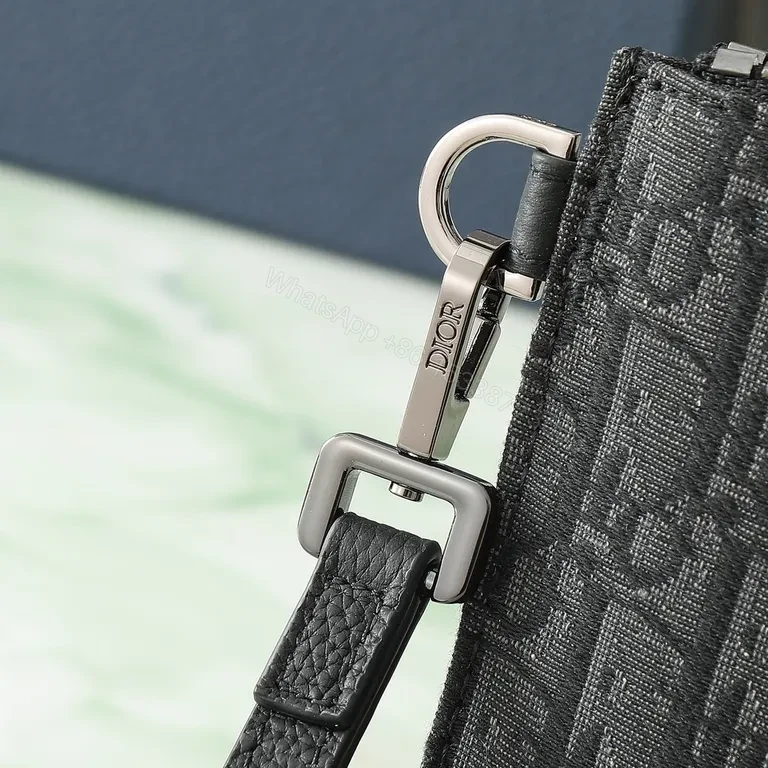 View 8 of Monogram Textured Compact Clutch â€” Day-to-Night Dior-Inspired Carry