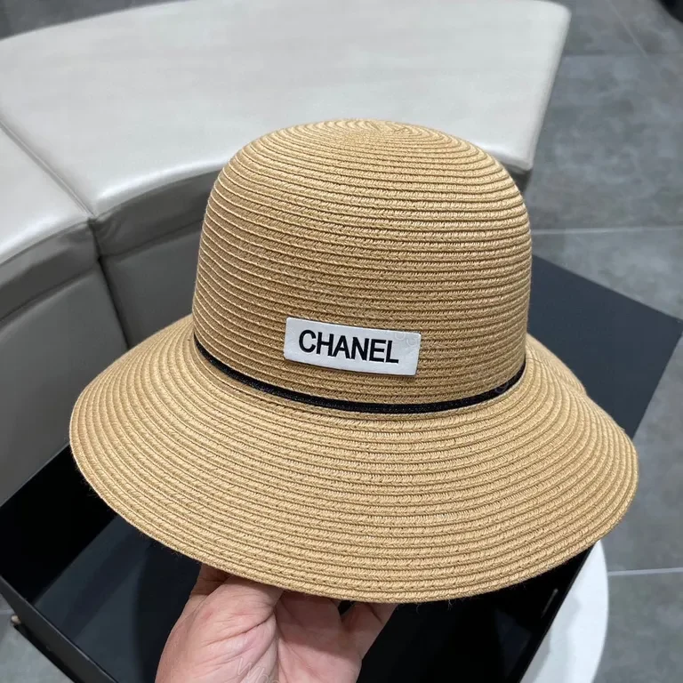 Chic Straw Fedora with Chanel Patch — Lightweight, All-Season Elevation — view 1