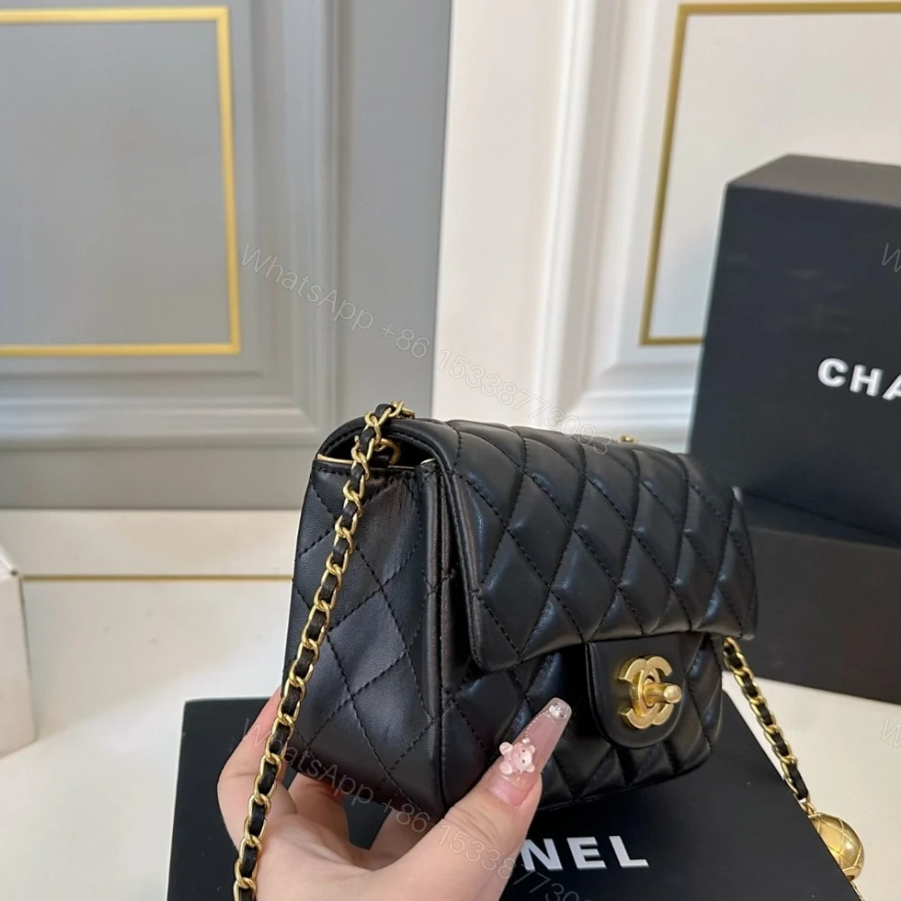 View 4 of Chanel Classic Mini Crossbody Bag Black 16Cm A35200 Y04059 94305