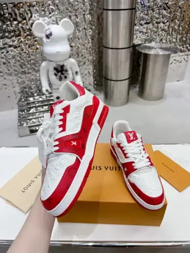 View 6 of LOUIS VUITTON TRAINE SNEAKERS IN RED – LSVT381