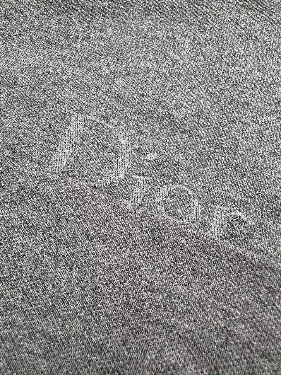 View 9 of Grey Gradient Polo Tee with Subtle Embroidery Polo Shirt, Luxe Everyday