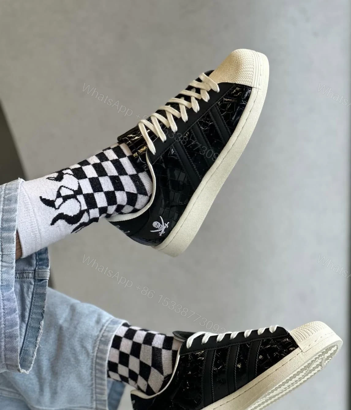 View 3 of Adidas Originals Superstar Danger First Copy Shoes — Men's | COD India
