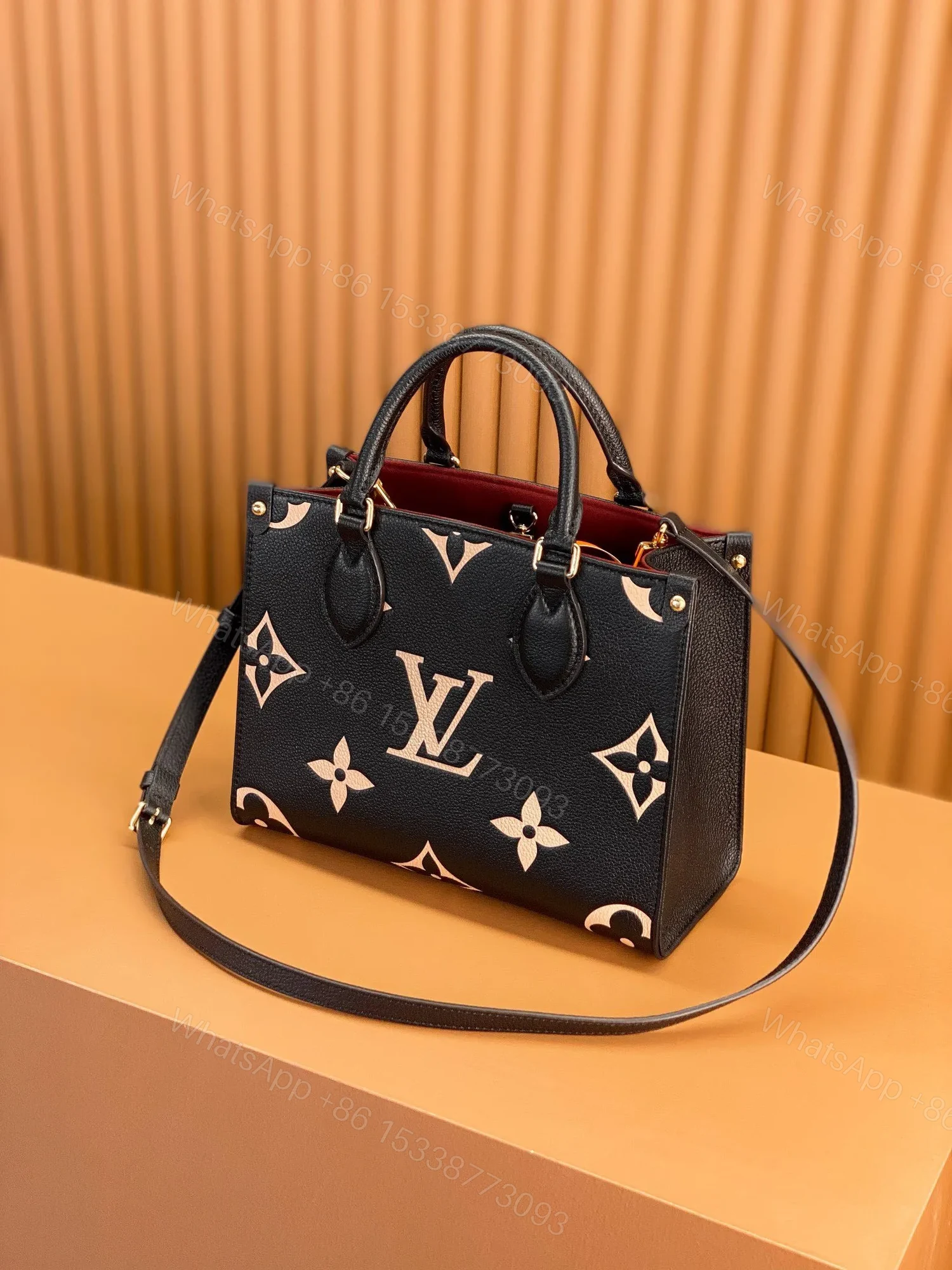 View 7 of Louis Vuitton LV On The Go PM Tote Bag Like Auth Handbags Woman’s 25cm
