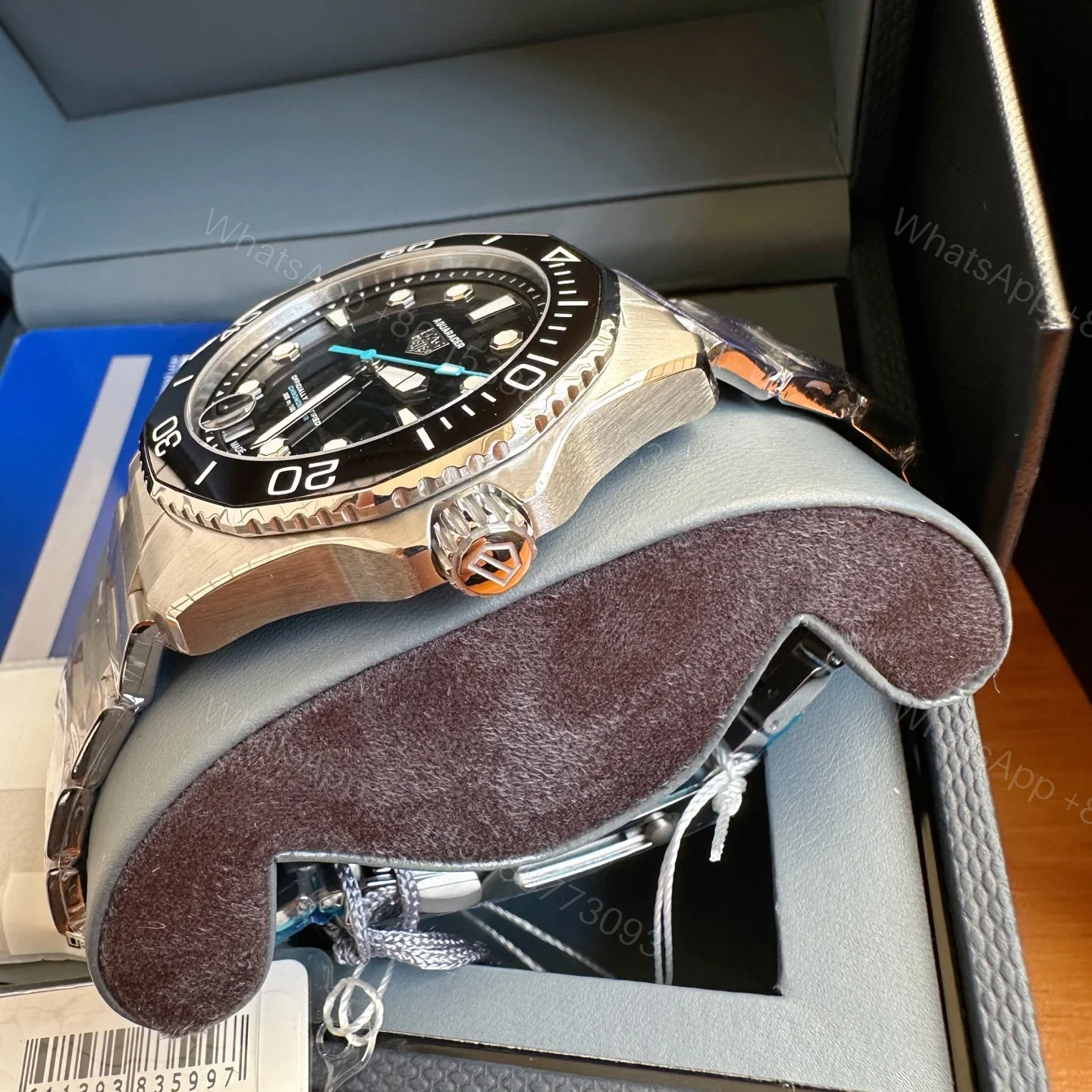 View 5 of TAG Heuer Aquaracer Professional 300 36 Stainless Steel Black Bracelet WBP231D.BA0626