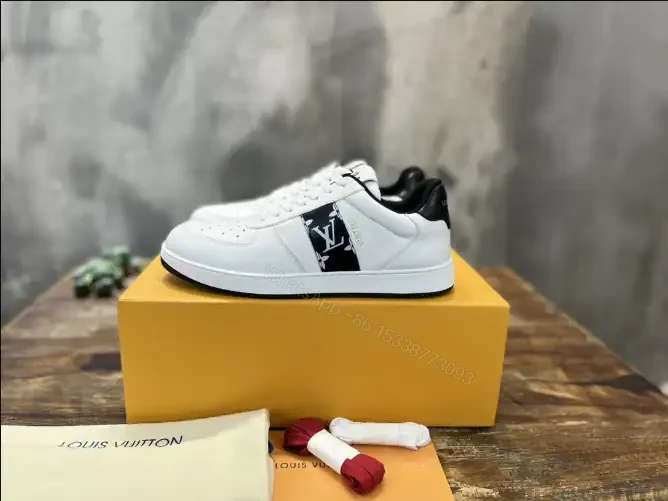 View 2 of LOUIS VUITTON RIVOLI LOW-TOP SNEAKERS IN WHITE AND BLACK – LSVT369