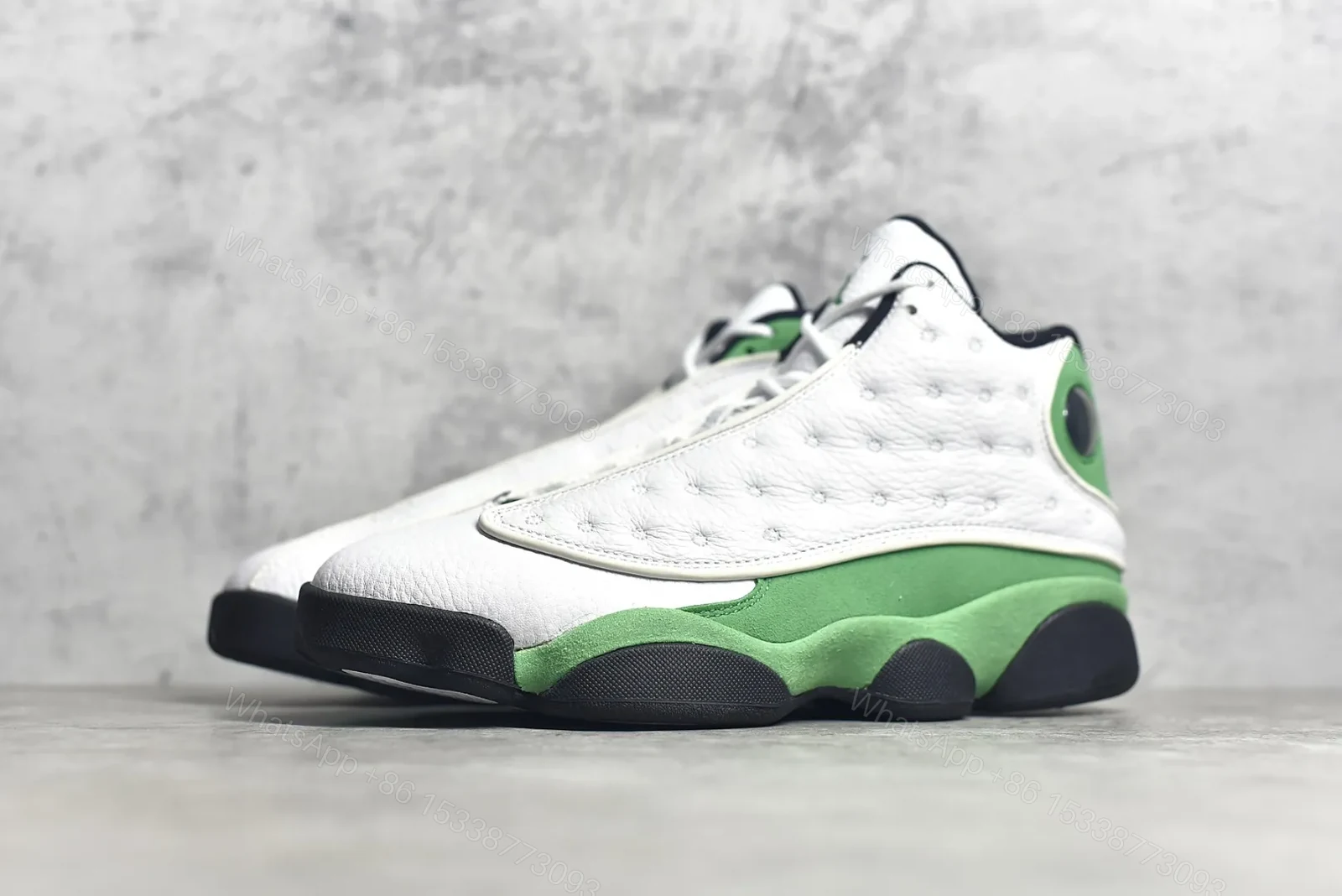View 2 of AIR JORDAN 13 RETRO Lucky Green Reps