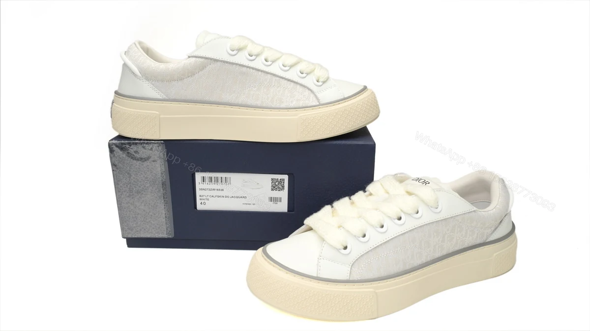 View 2 of Dior B33 Sneakers Release White 3SN272 ZIR1 6536
