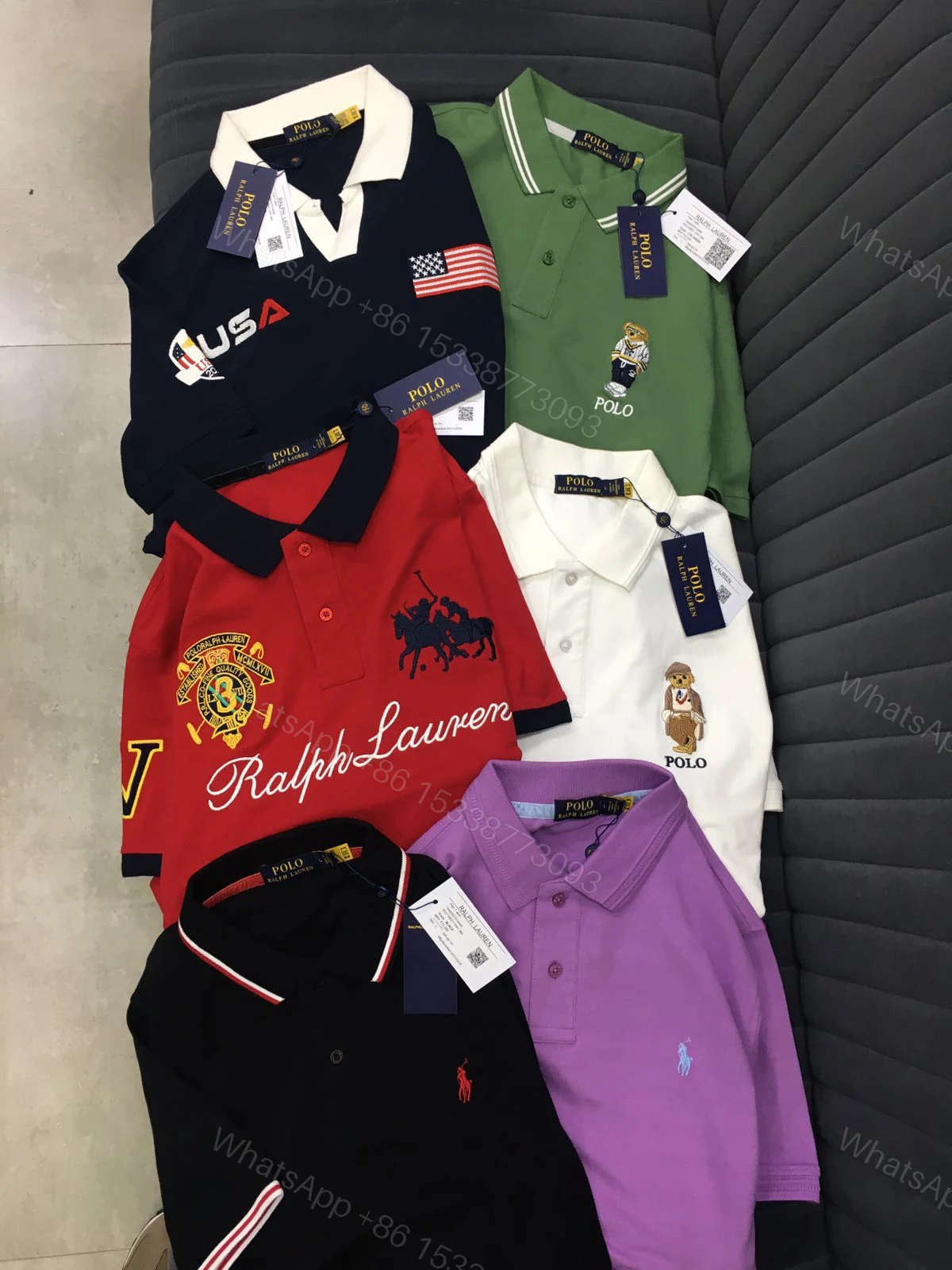 View 7 of FIRST COPY RALPH LAUREN IMPORTED SUMMER COLLAR POLO T-SHIRT