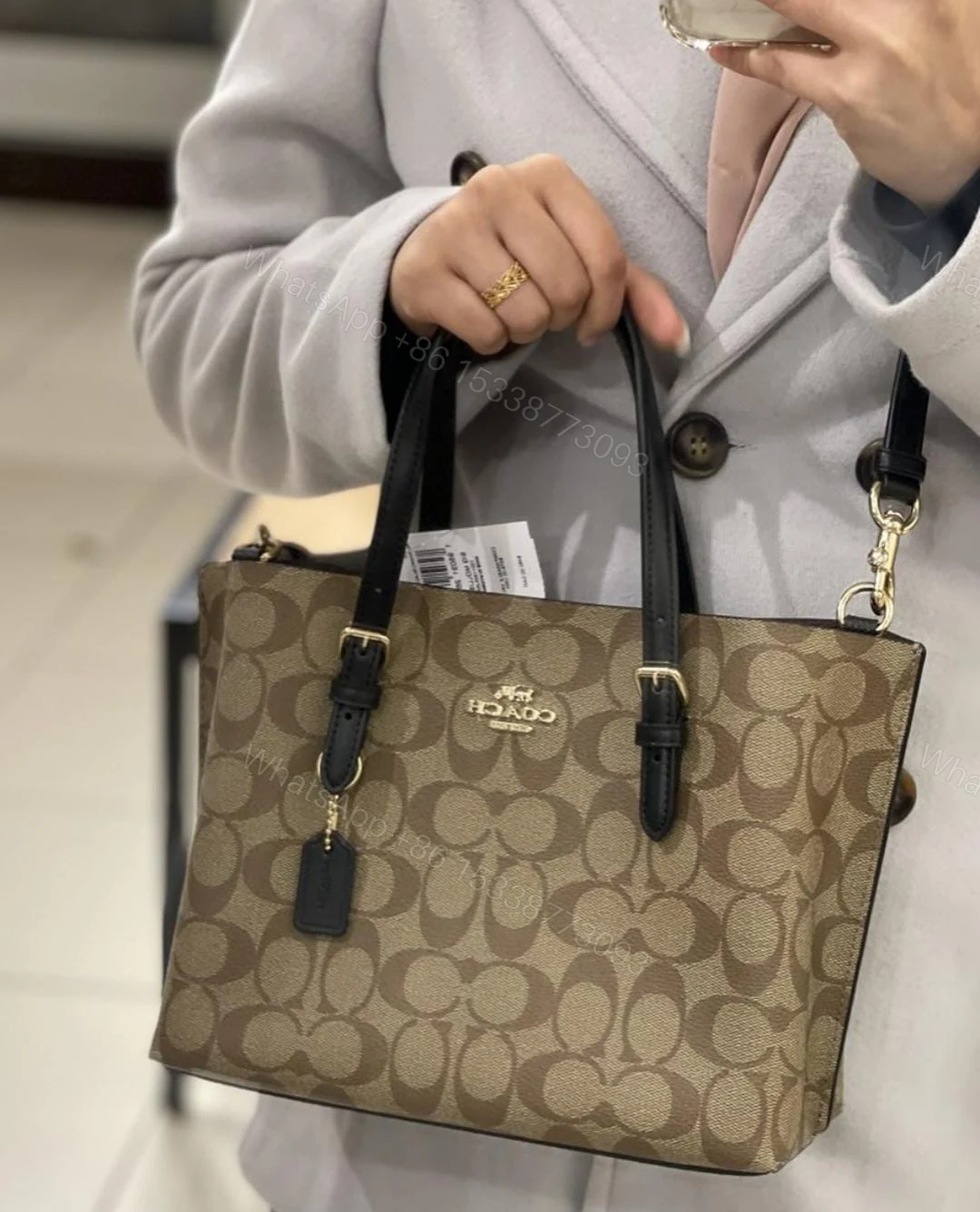 View 6 of FIRST COPY COACH MOLLIE TOTE BAG