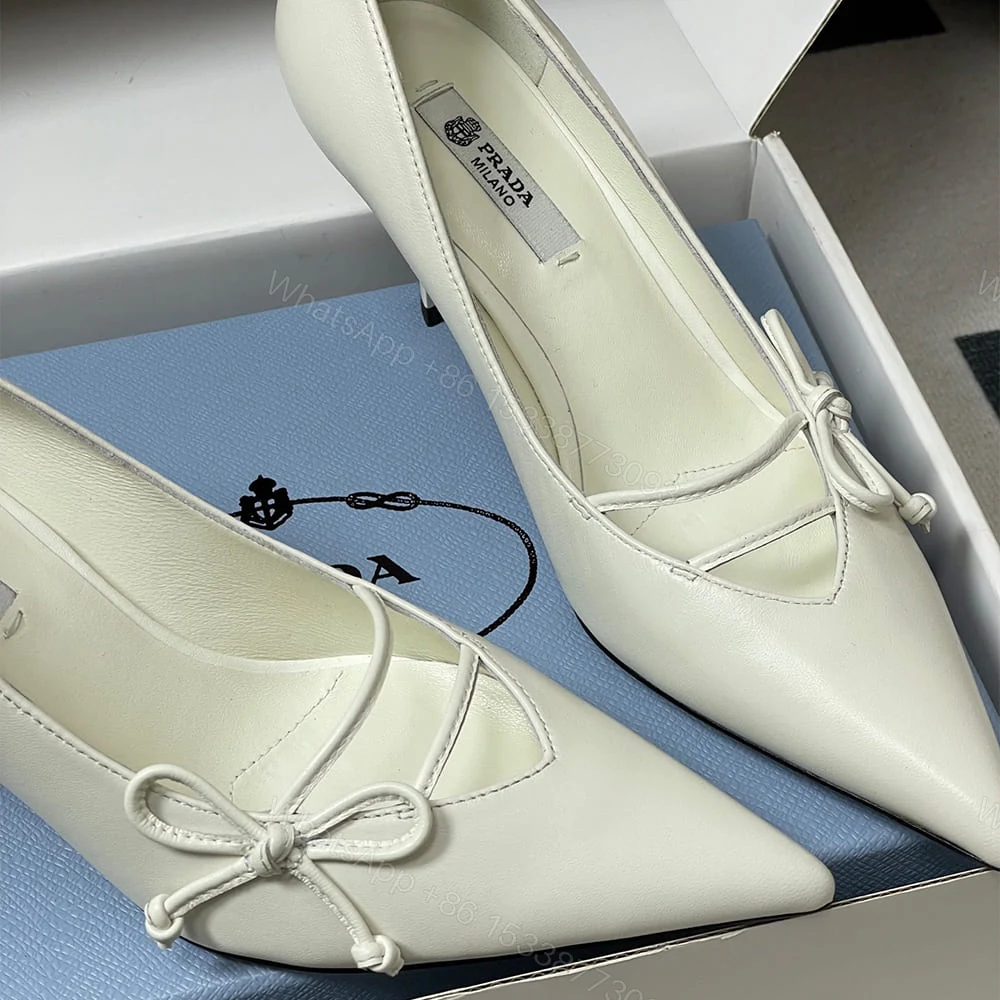 View 6 of Prada leather pumps