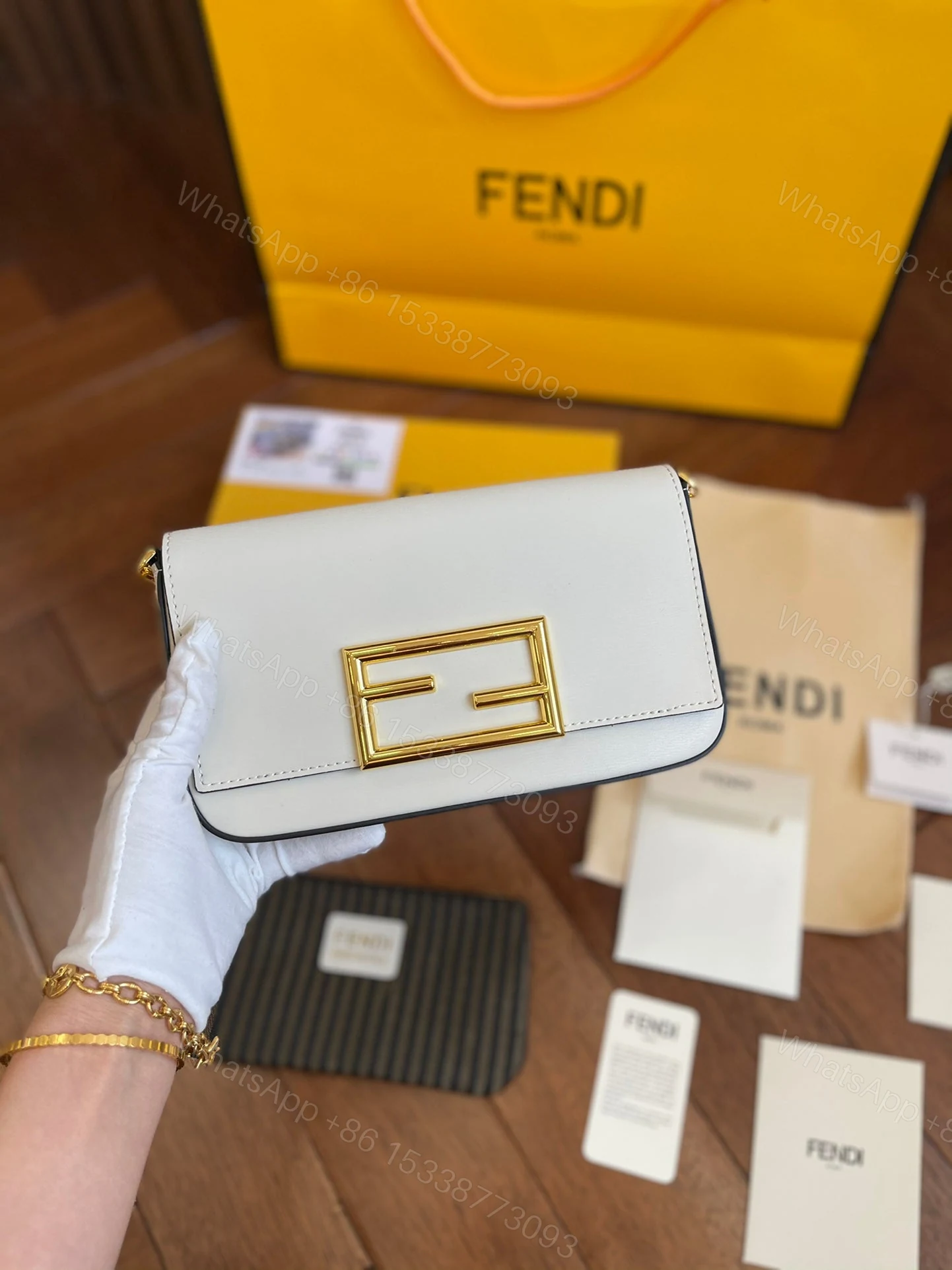 View 9 of Fendi Wallet On Chain With Pouches Bags